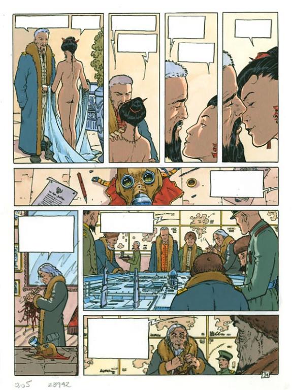 p31 - Philippe Adamov - Gouache sur papier - 1301