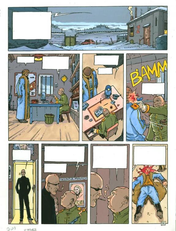 p32 - Philippe Adamov - Gouache sur papier - 1302