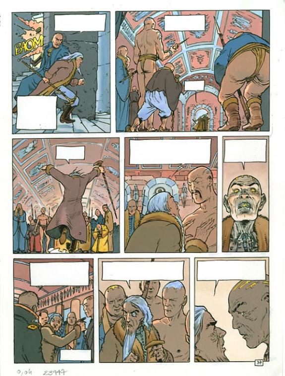 p37 - Philippe Adamov - Gouache sur papier - 1306