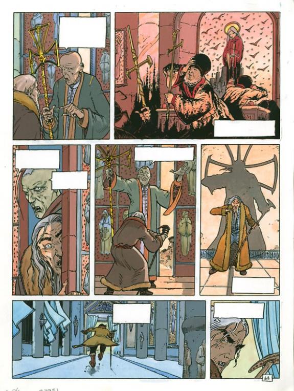 p42 - Philippe Adamov - Gouache sur papier - 1310