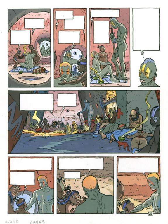 p25 - Philippe Adamov - Gouache sur papier - 1316