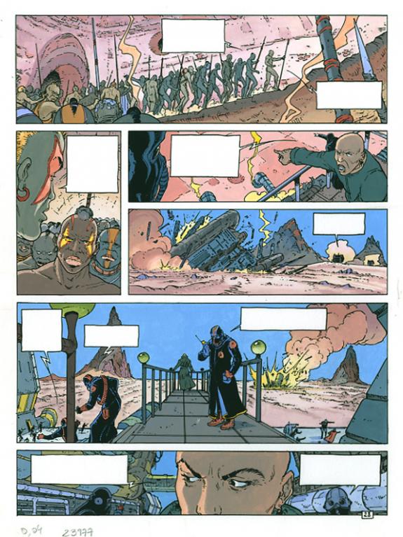 p28 - Philippe Adamov - Gouache sur papier - 1317