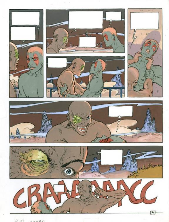 p34 - Philippe Adamov - Gouache sur papier - 1319