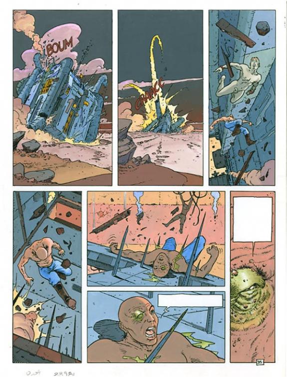 p35 - Philippe Adamov - Gouache sur papier - 1320