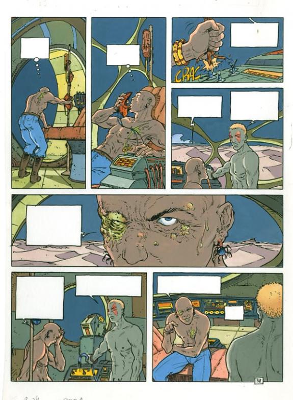 p38 - Philippe Adamov - Gouache sur papier - 1321