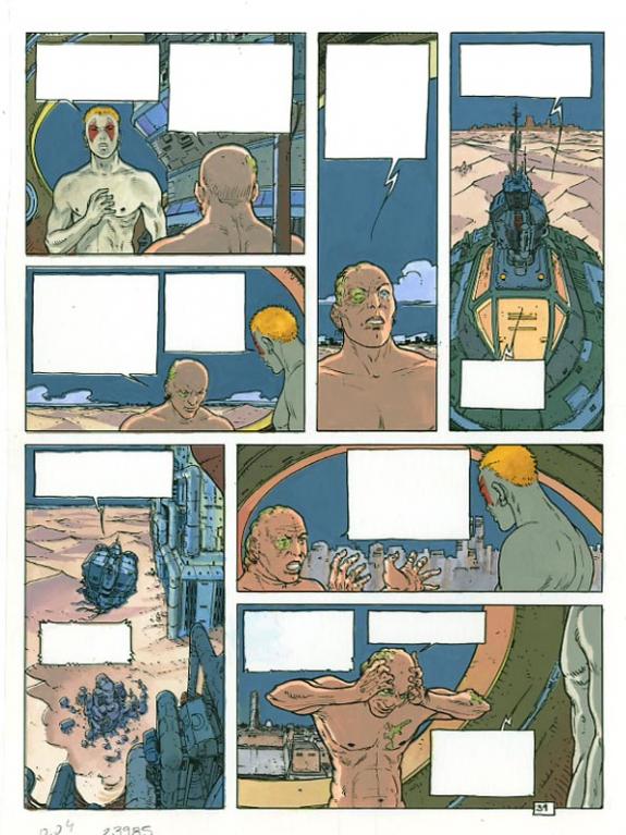 p39 - Philippe Adamov - Gouache sur papier - 1322