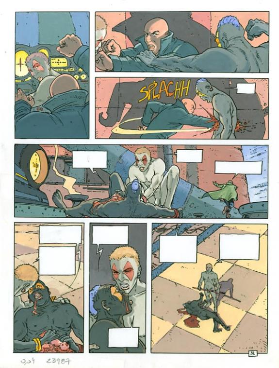 p32 - Philippe Adamov - Gouache sur papier - 1323