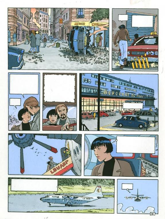 p36 - Philippe Adamov - Gouache sur papier - 1338