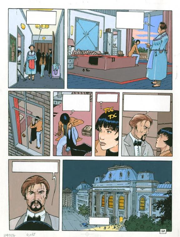 p38 - Philippe Adamov - Gouache sur papier - 1339