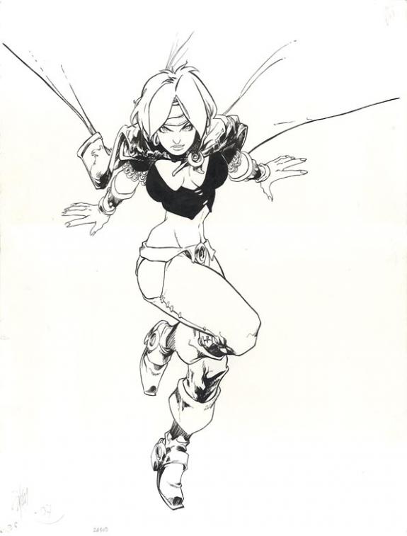 noir et blanc - Fabrice Meddour - Encre de Chine - 1438