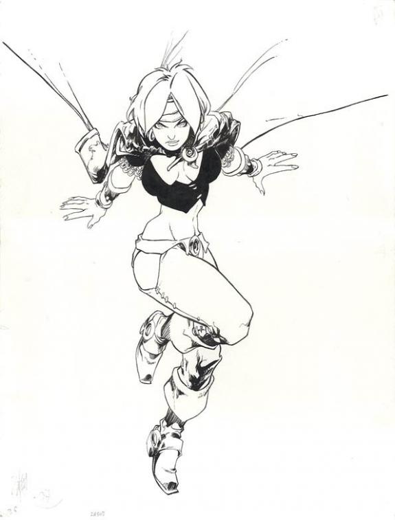 noir et blanc - Fabrice Meddour - Encre de Chine - 1440