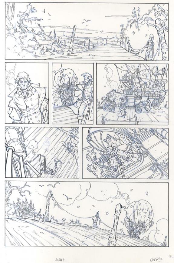 p44 - Didier Poli - Mine de plomb sur papier - 1454