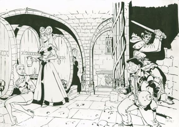 coffret tirage de tête (illu 18) - Félix Meynet - Encre de Chine - 1562