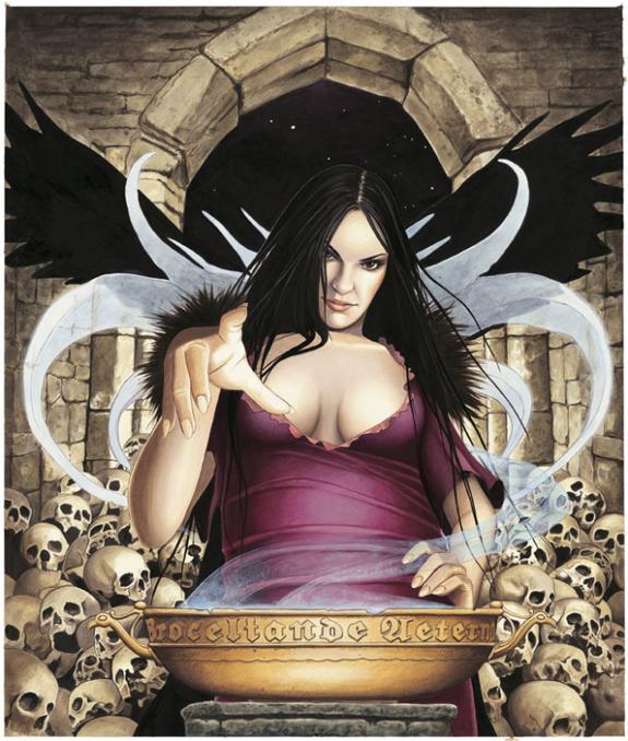 Morgan crânes derrière - Bruno Brucero - Acrylique - 1571