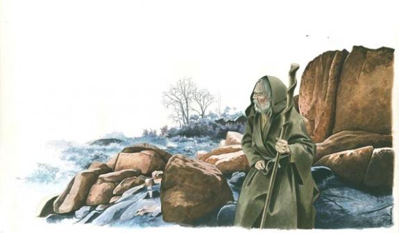 Merlin paysage de caillou - Bruno Brucero - Acrylique - 1586