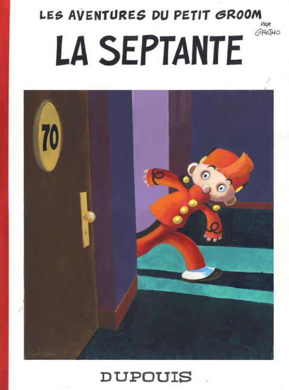 spirou la septante - Olivier O'Groj - Gouache sur papier - 1599