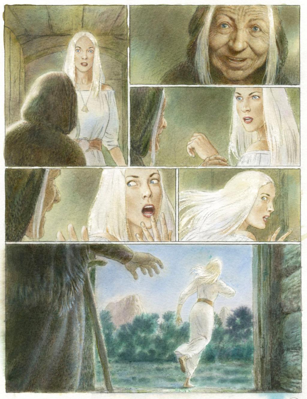 planche originale - Andréï Arinouchkine - Aquarelle sur papier - 2749