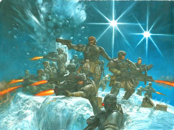 AT-43 armée encerclée - Adrian Smith - Acrylique - 1614