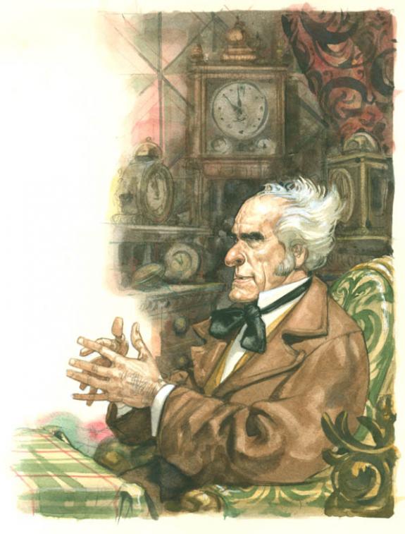 The time machine-revue Genios collection Grands classiques - Ignacio Noé - Aquarelle sur papier - 1618