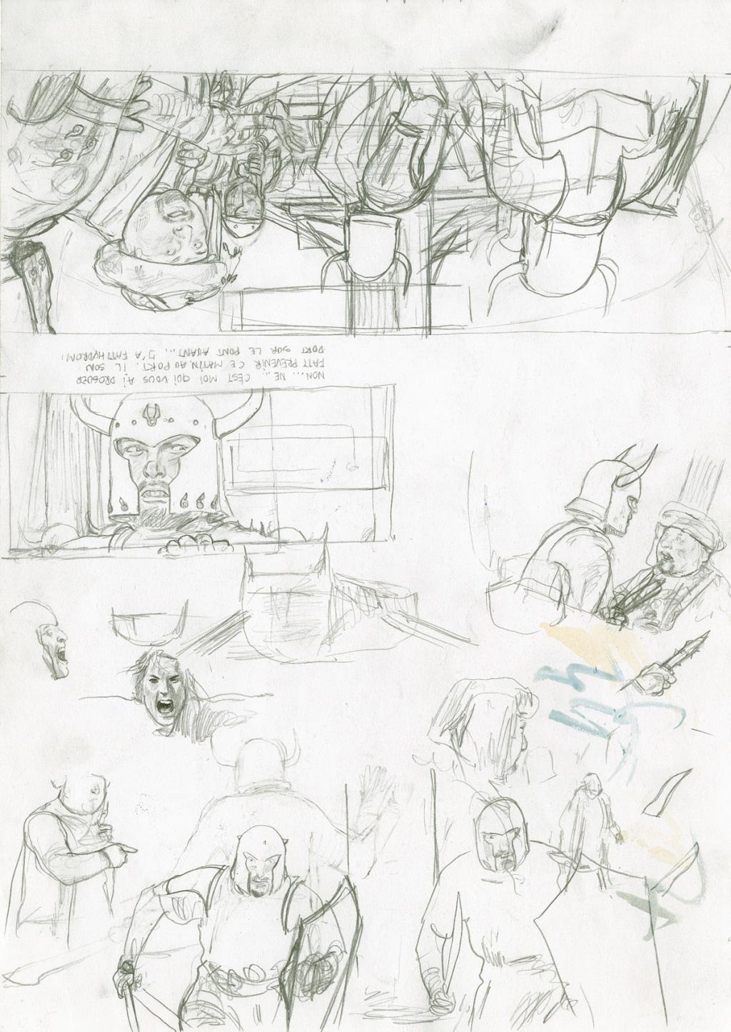 case seigneur de guerre l - Andréï Arinouchkine - Mine de plomb sur papier - 2380