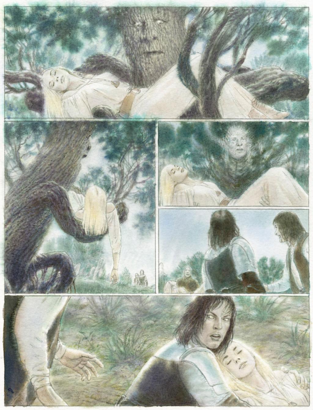 planche originale - Andréï Arinouchkine - Aquarelle et mine de plomb sur papier - 2753