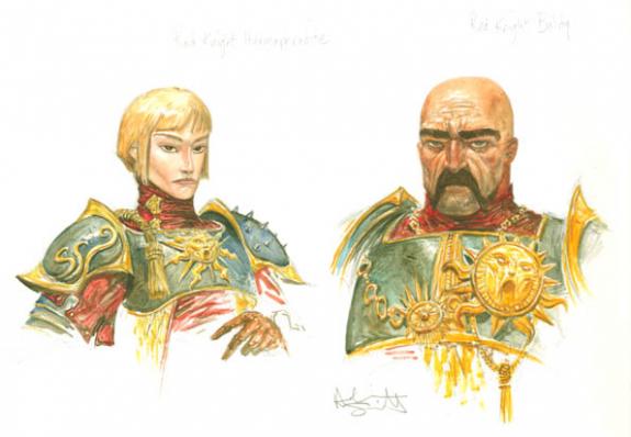 red knight Hermaphrodite et Baldy - Adrian Smith - 1631