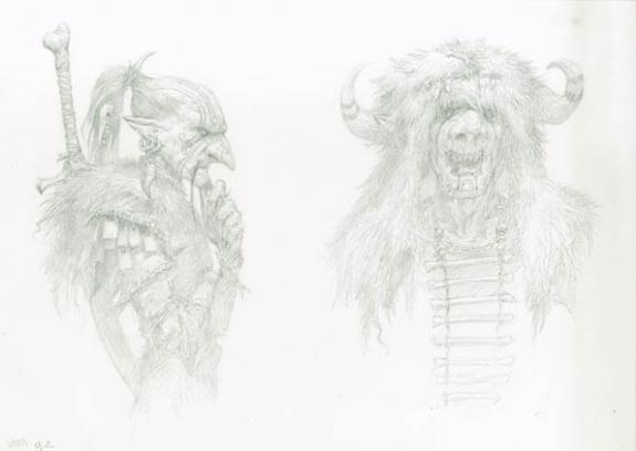 gobelins - Adrian Smith - Mine de plomb sur papier - 1707