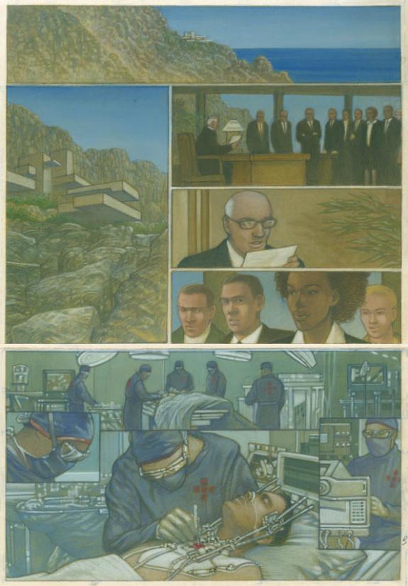 p61 stock - Didier Eberoni - Gouache sur papier - 1692