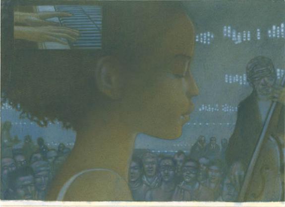 p50 demi strip haut - Didier Eberoni - Gouache sur papier - 2065