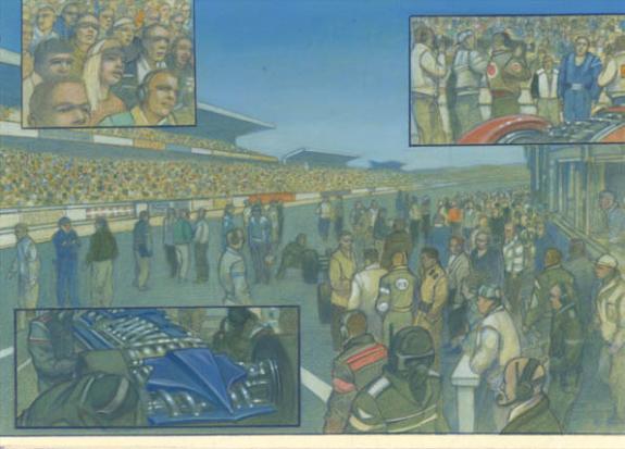 p56 demi haut - Didier Eberoni - Gouache sur papier - 2066