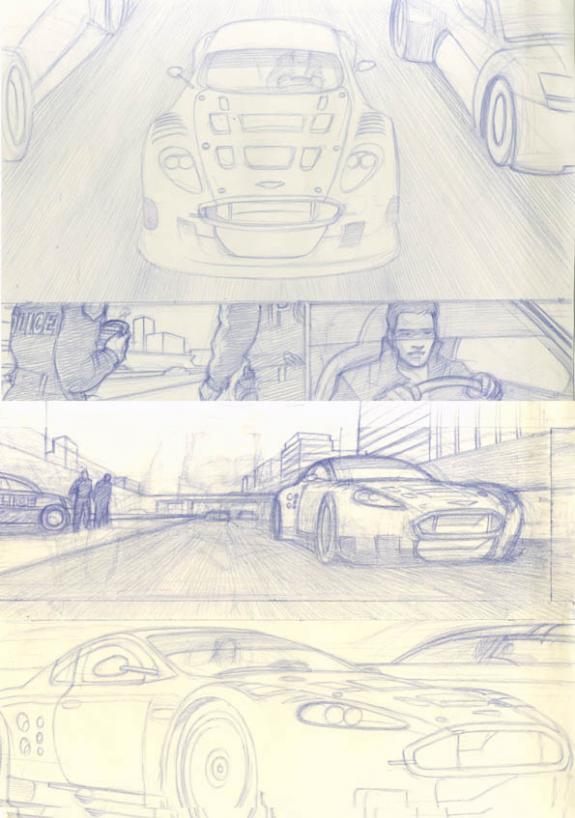 étude prépa p44 - Didier Eberoni - Crayon de couleur sur papier - 1823