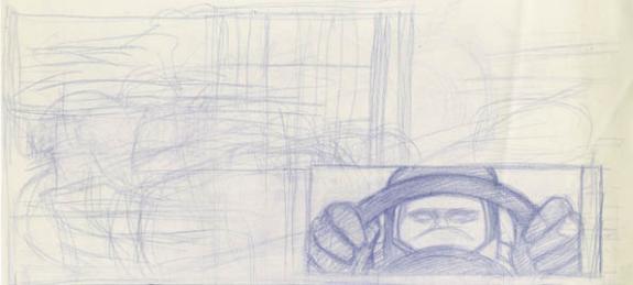 case - Didier Eberoni - Crayon de couleur sur papier - 1833