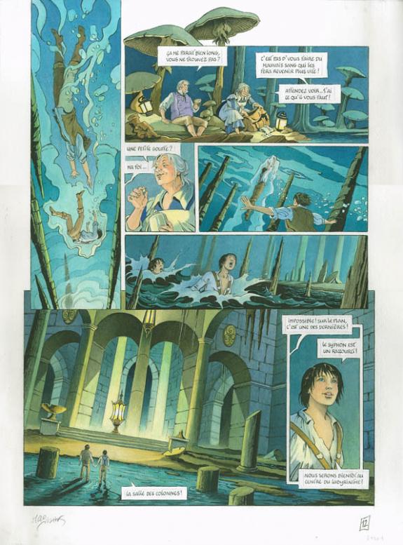 p12 - Florence Magnin - Encre de couleur sur papier - 1701