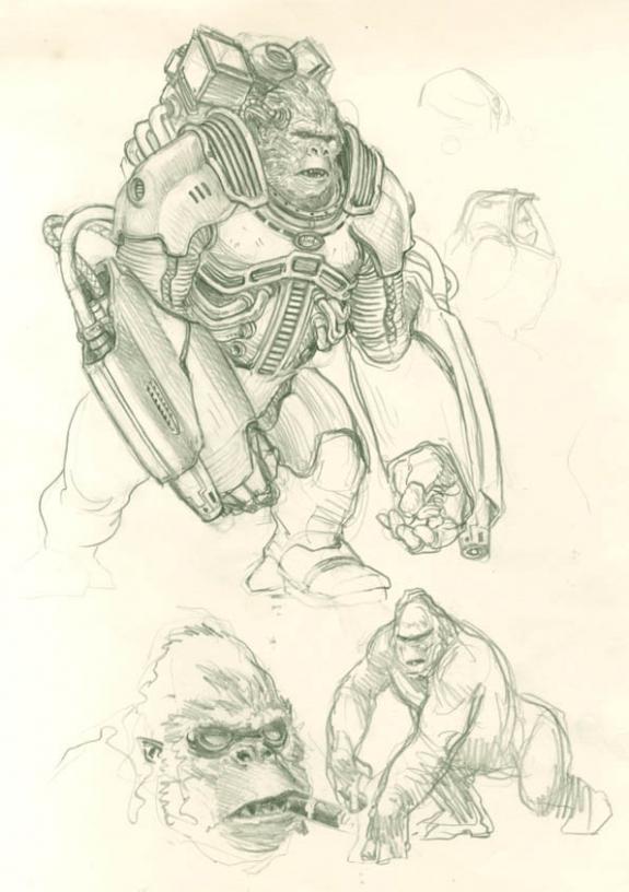 AA EL G05 - Karl Kopinski - Mine de plomb sur papier - 4983