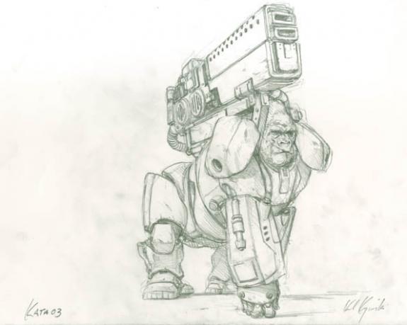 Kata 03 - Karl Kopinski - Mine de plomb sur papier - 4987