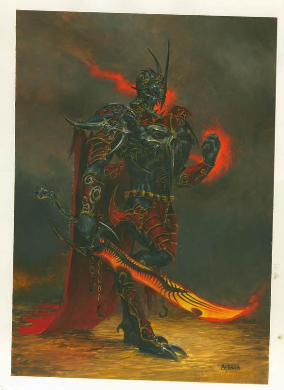 Character Dark Messiah - Adrian Smith - Acrylique - 1717