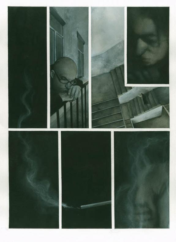 Planche originale - Attila Futaki - Aquarelle et gouache  - 1720