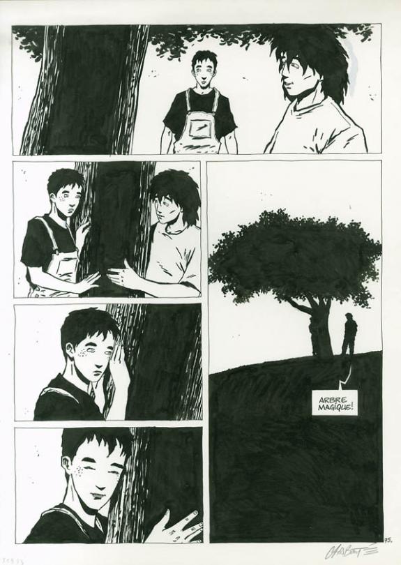 p75 - Christophe Chabouté - Encre de Chine - 1729