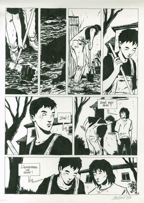 p89 - Christophe Chabouté - Encre de Chine - 1731