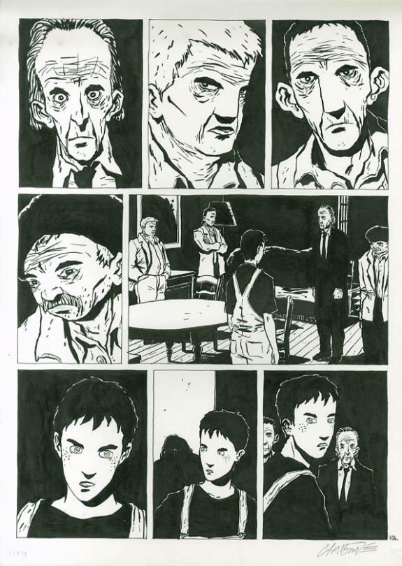 p106 - Christophe Chabouté - Encre de Chine - 1732