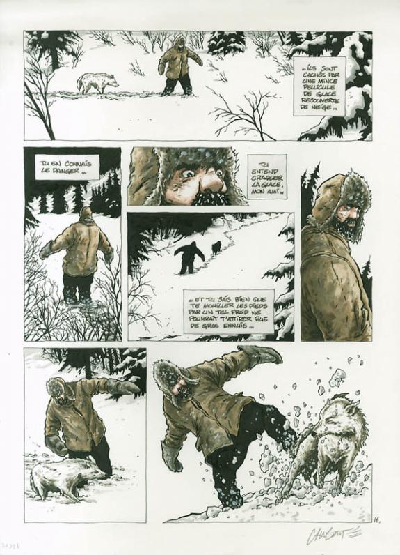 p16 - Christophe Chabouté - Aquarelle et encre de Chine sur papier - 1870