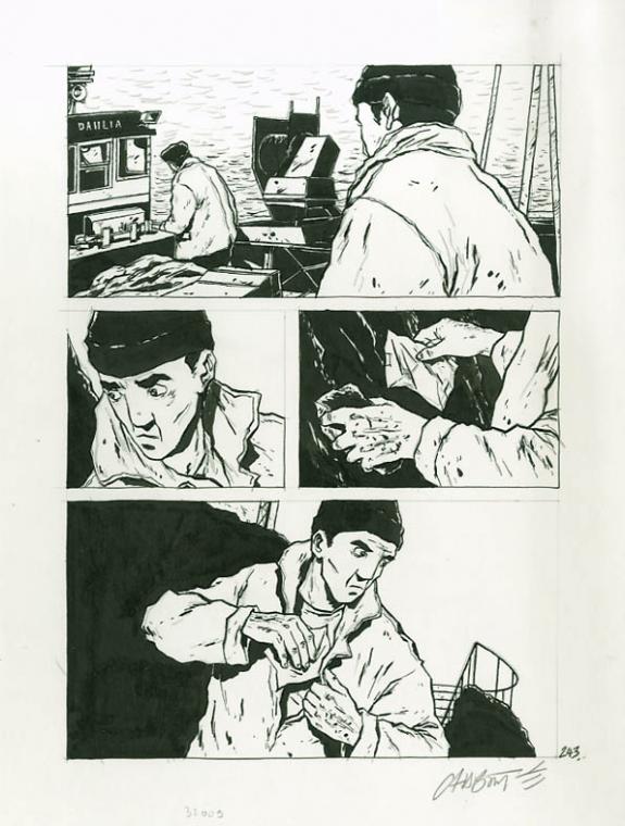 p243 - Christophe Chabouté - Encre de Chine - 1735