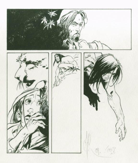 Projet Tarzan - Fabrice Meddour - Encre de Chine - 1775