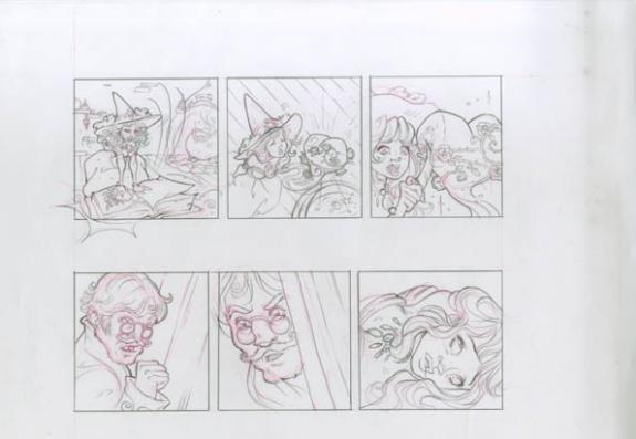 p12 - Ood Serrière - Mine de plomb et crayon de couleur - 1841