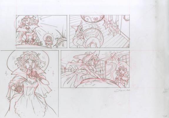 p18 - Ood Serrière - Mine de plomb et crayon de couleur - 1842