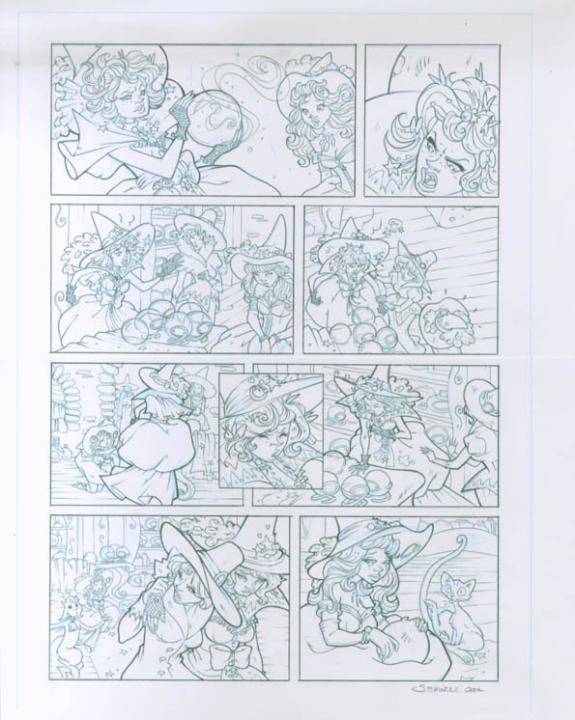 p11 - Ood Serrière - Mine de plomb et crayon de couleur - 1845