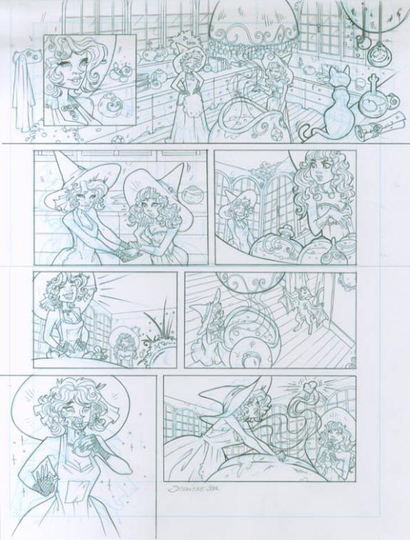 p18 - Ood Serrière - Mine de plomb et crayon de couleur - 1847