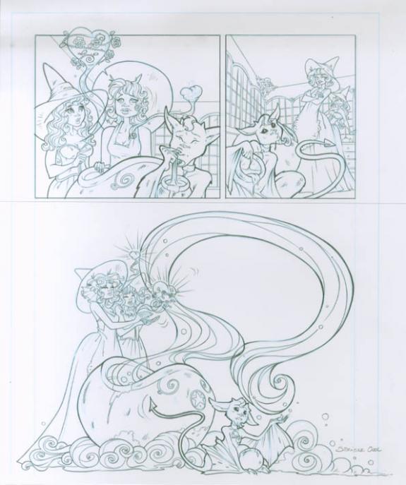 p19 - Ood Serrière - Mine de plomb et crayon de couleur - 1848