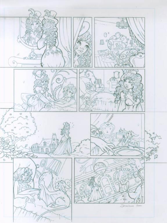 p20 - Ood Serrière - Mine de plomb et crayon de couleur - 1849