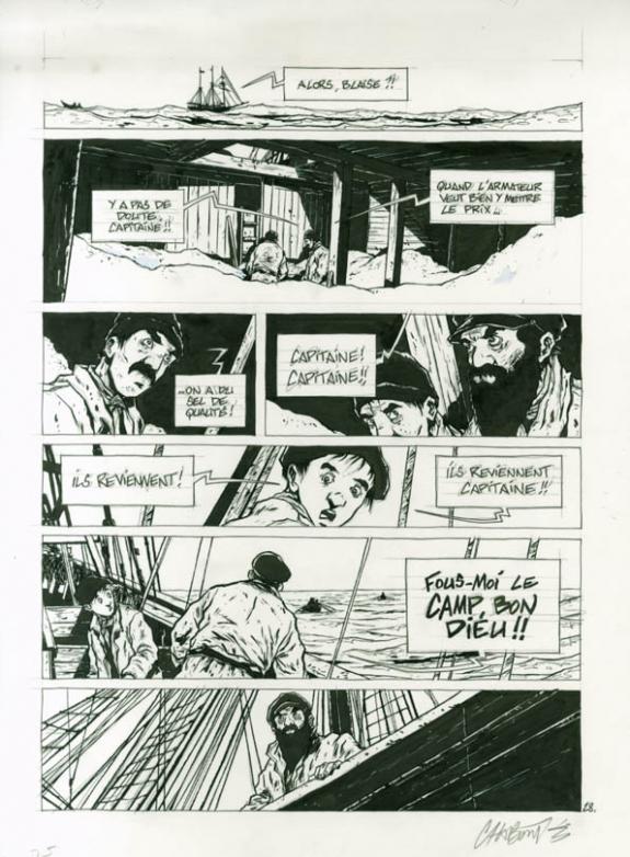 p28 - Christophe Chabouté - Encre de Chine - 1874